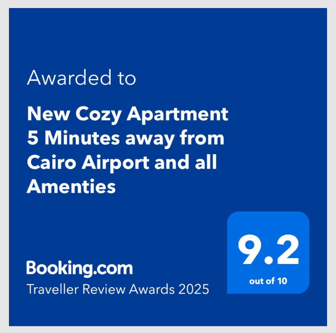 New Cozy Apartment 5 Minutes Away From Cairo Airport And All Amenties Exteriör bild